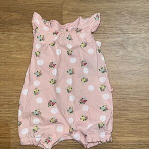 Baby Gap Floral Bubble Romper